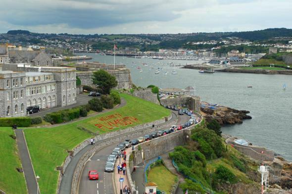 Ocean Crescent Plymouth City Centre Penthouse Level Lejlighed Eksteriør billede
